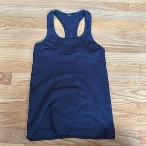 Lululemon Swiftly Tech Racerback Tank Top Dark Indigo Purple, size 4
